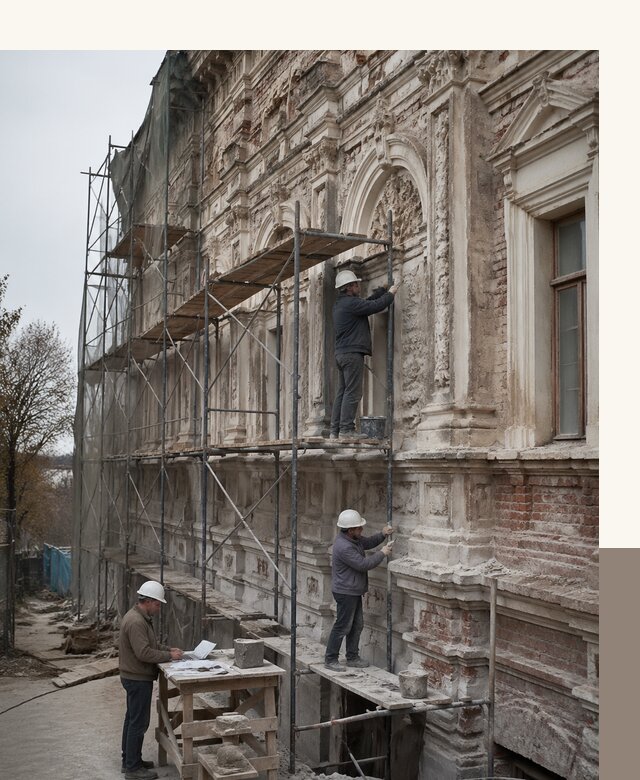 Реставрация объектов культурного наследия под ключ в Асбесте
