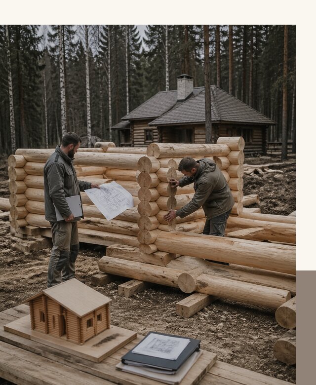 Проектирование и строительство домов из бревна в Асбесте